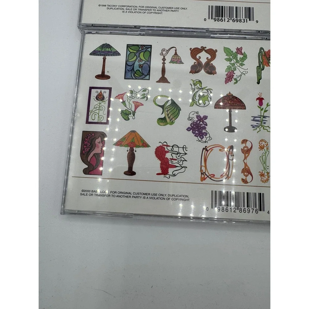 Baby Lock Embroidery Cards Lot Noah's Ark BLEC-C8 & Exclusives BLEC-C14 Vintage